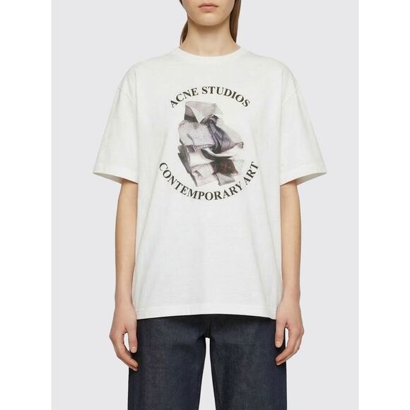 ACNE STUDIOS Sweaters - Acne Studios T-Shirt Woman White